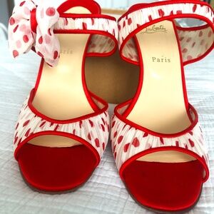 Christian Louboutin Miss Chief 85 Crepe Satin/Chiffon